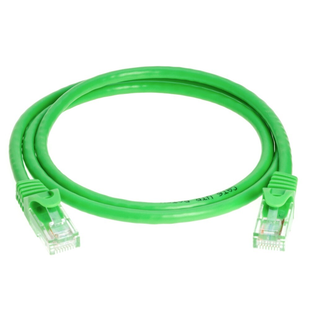 Cat6 Green Ethernet Patch Cord UTP Network LAN Cable RJ45, 3FT – 20FT Multi LOT