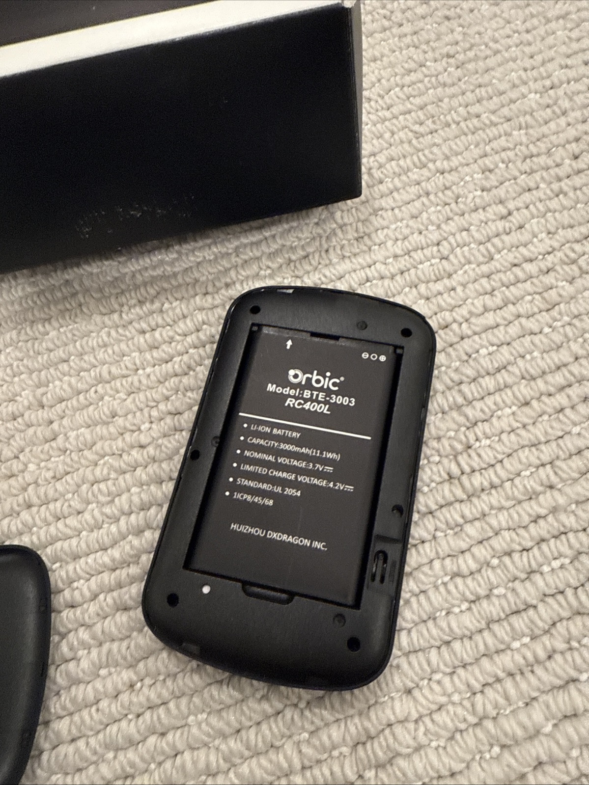 Verizon Orbic Speed 4G LTE Mobile Hotspot – Nice Condition ORB400LBVZRT, RC400L