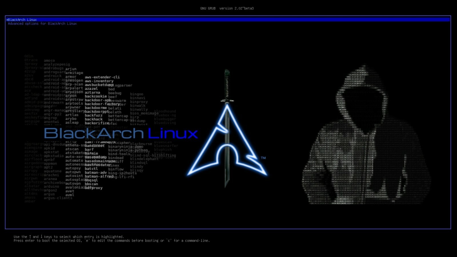 BLACKARCH LIVE USB -PRO HACKING OPERATING SYSTEM – 2500+ TOOLS HACK ANY PC!HACK_