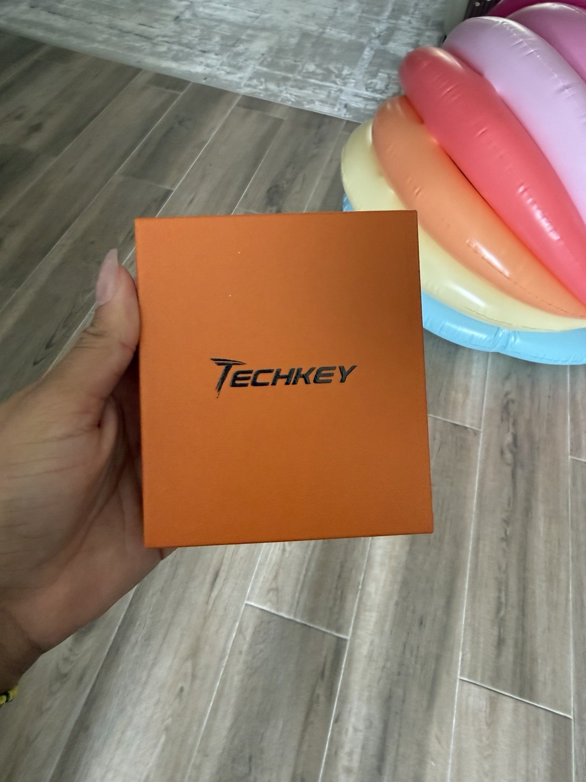TECHKEY Bluetooth v5.0 USB Adapter for PC Plug & Play Long Range 200M Black