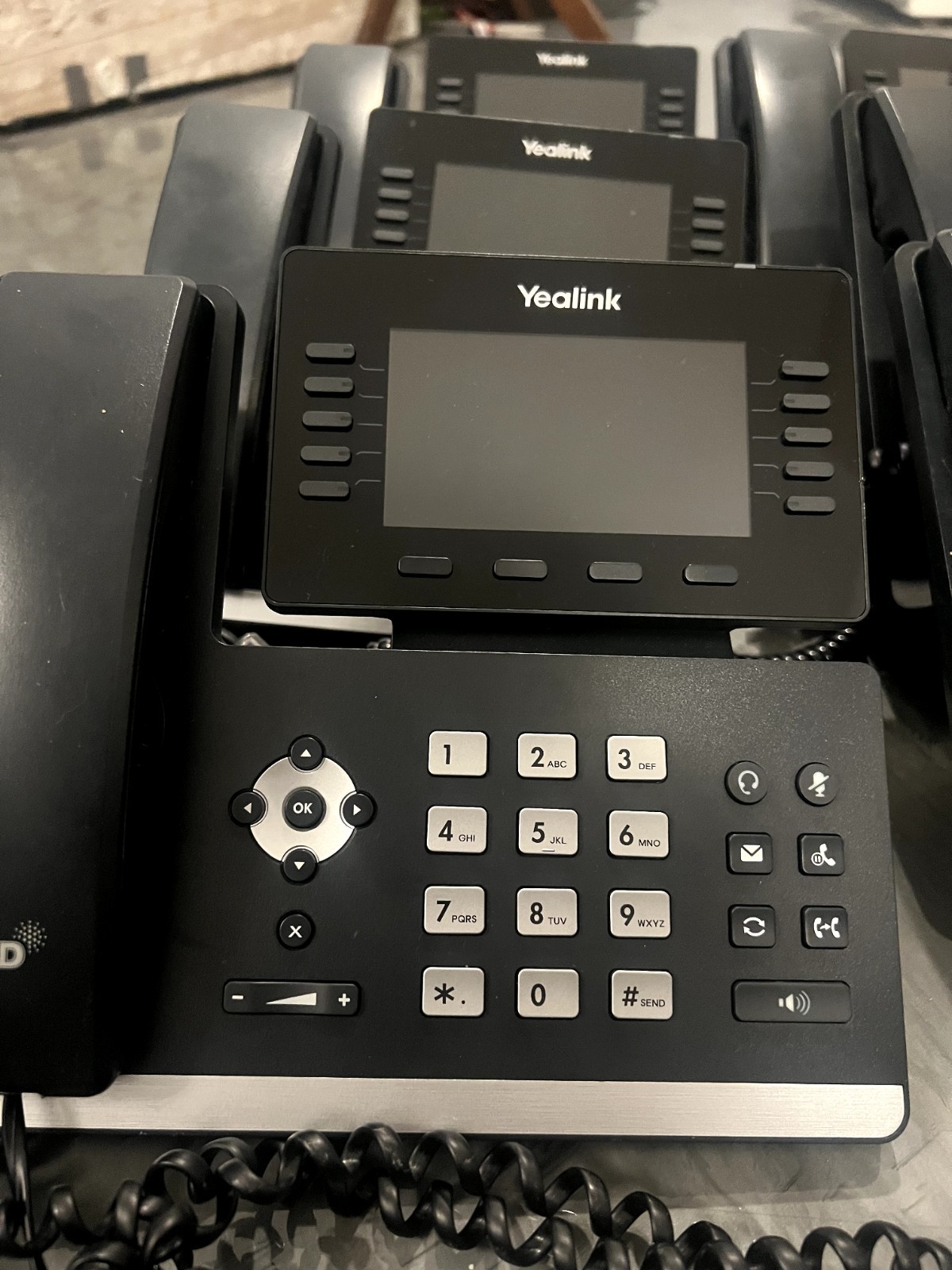 Lot Of 6 Yealink SIP-T54W Prime Business IP Phone PoE Wi-Fi Bluetooth FactoryRst
