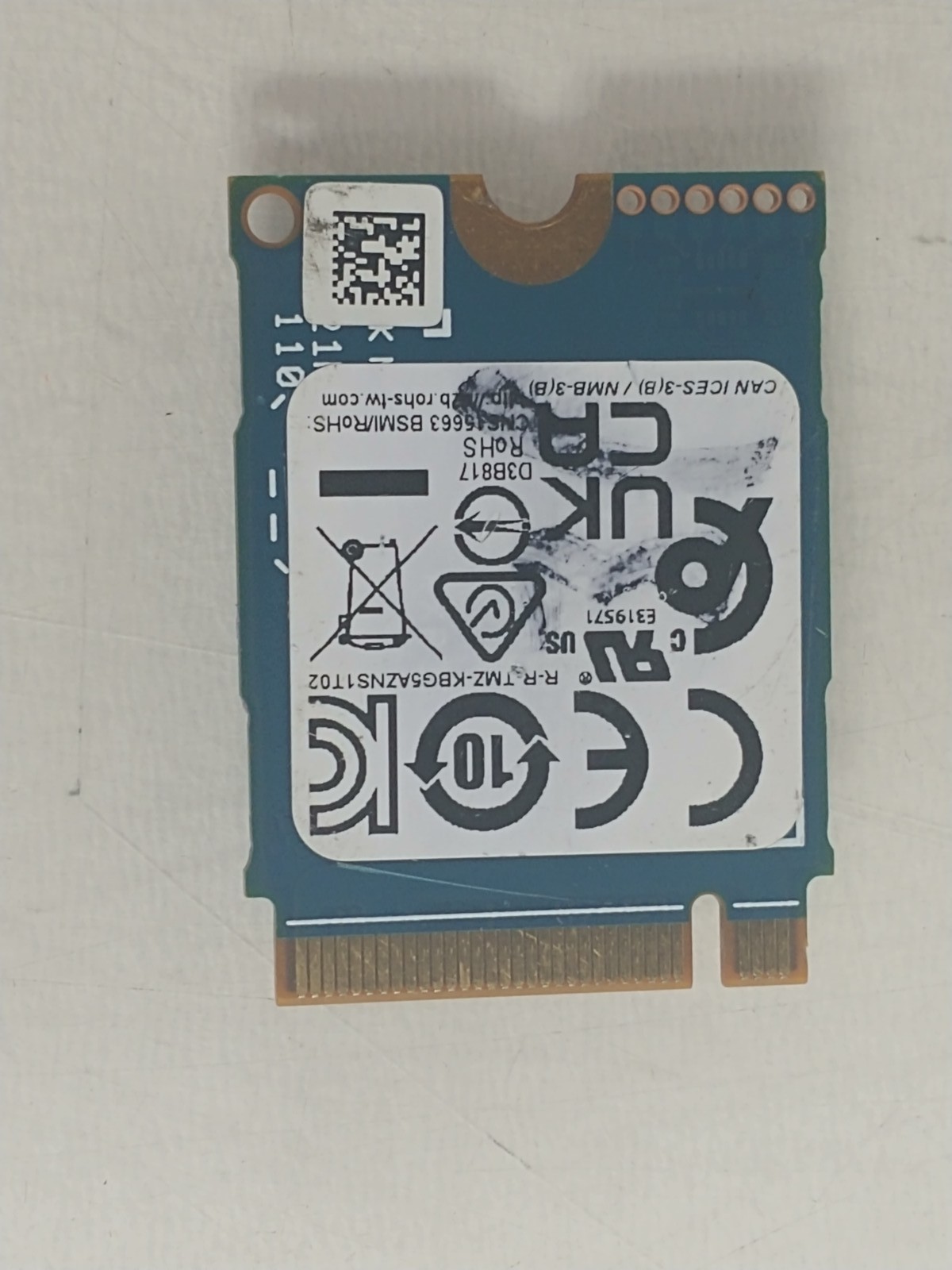 Toshiba KBG50ZNS256G 256 GB NVMe 30mm Solid State Drive