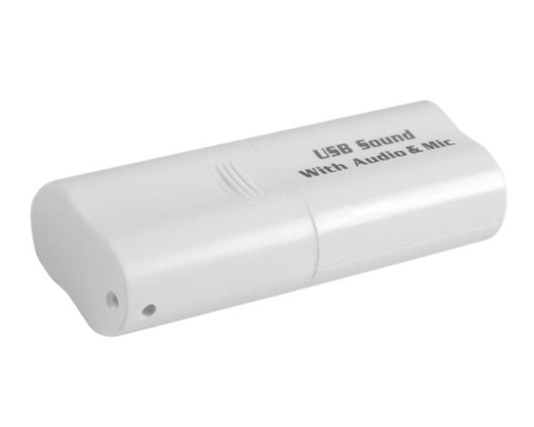Startech ICUSBAUDIO USB to Stereo Audio Adapter Converter White Windows MAC