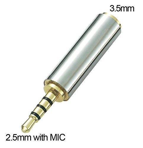 Josi Minea x 2 Pcs 2.5mm Male to 3.5mm Female Audio Adapter Converter…