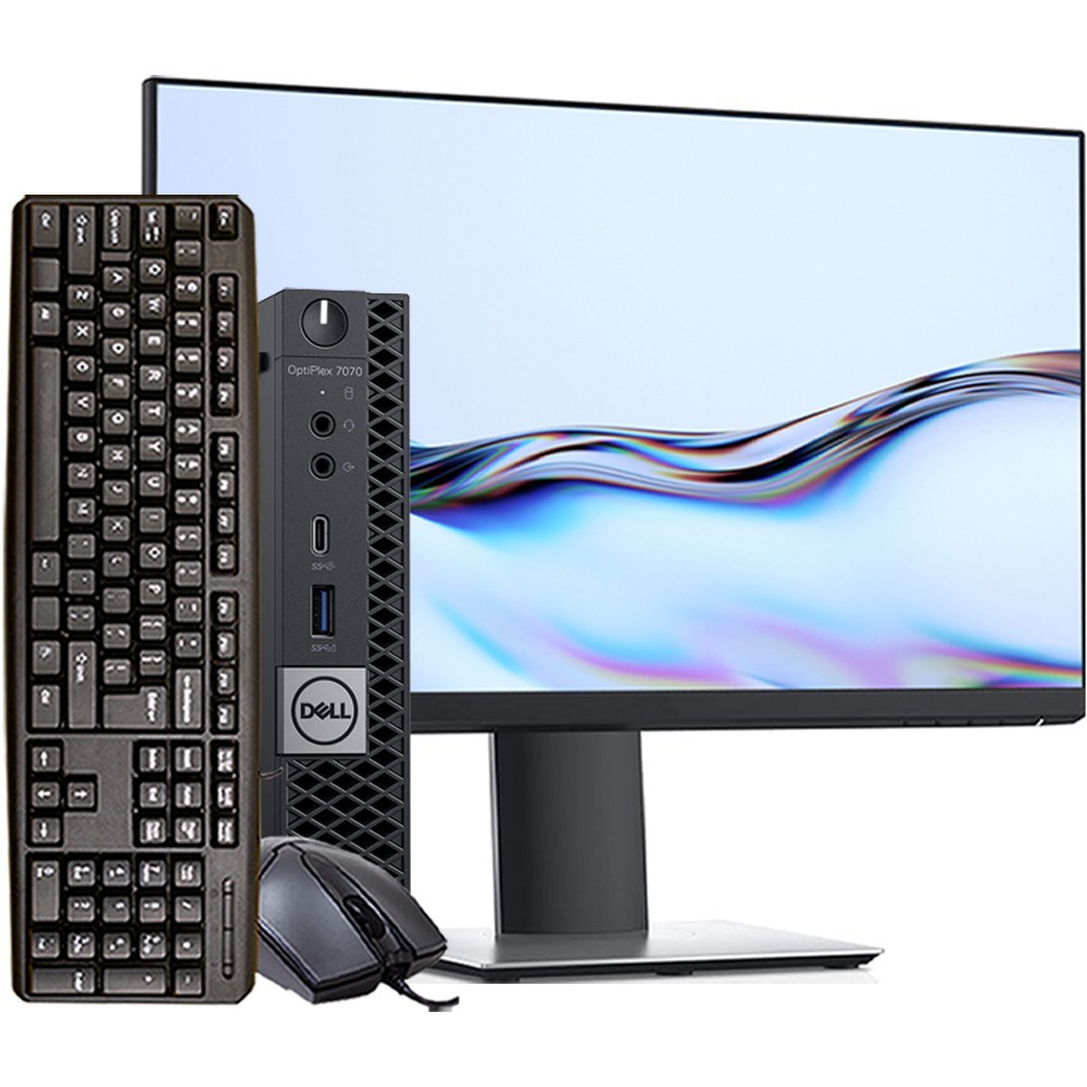 Dell i5 Desktop Computer Mini Pc Up To 27″ LCD 32GB RAM 1TB SSD Windows 11 Pro