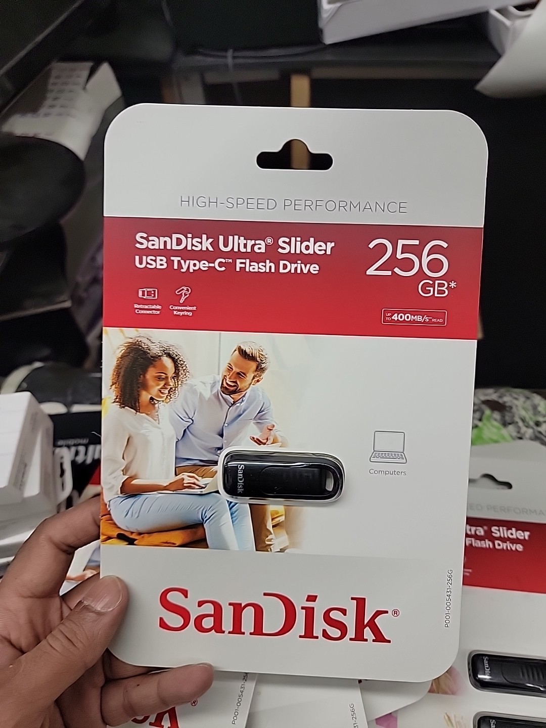 SanDisk 256GB Ultra Slider USB Type-C Drive SDCZ480-256G-A16BJ