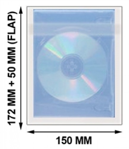 OPP Plastic Wrap Bag for Standard Blu-Ray Case 12mm Lot
