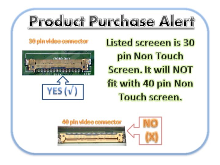 B140XTN07.3 fits B140XTN07.2 laptop LED LCD Screen Matte HD 1366×768 Display 14″