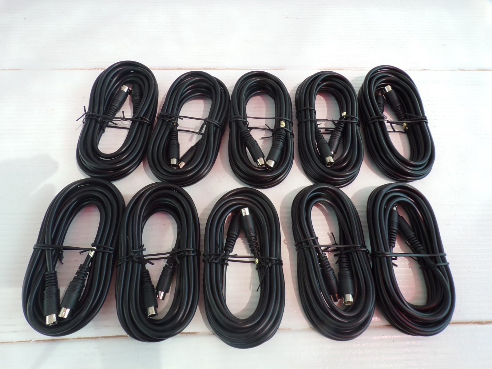 10 S-Video Cable Male To Male 4 Pin for Laptop computer, TV DVD VCR 12ft