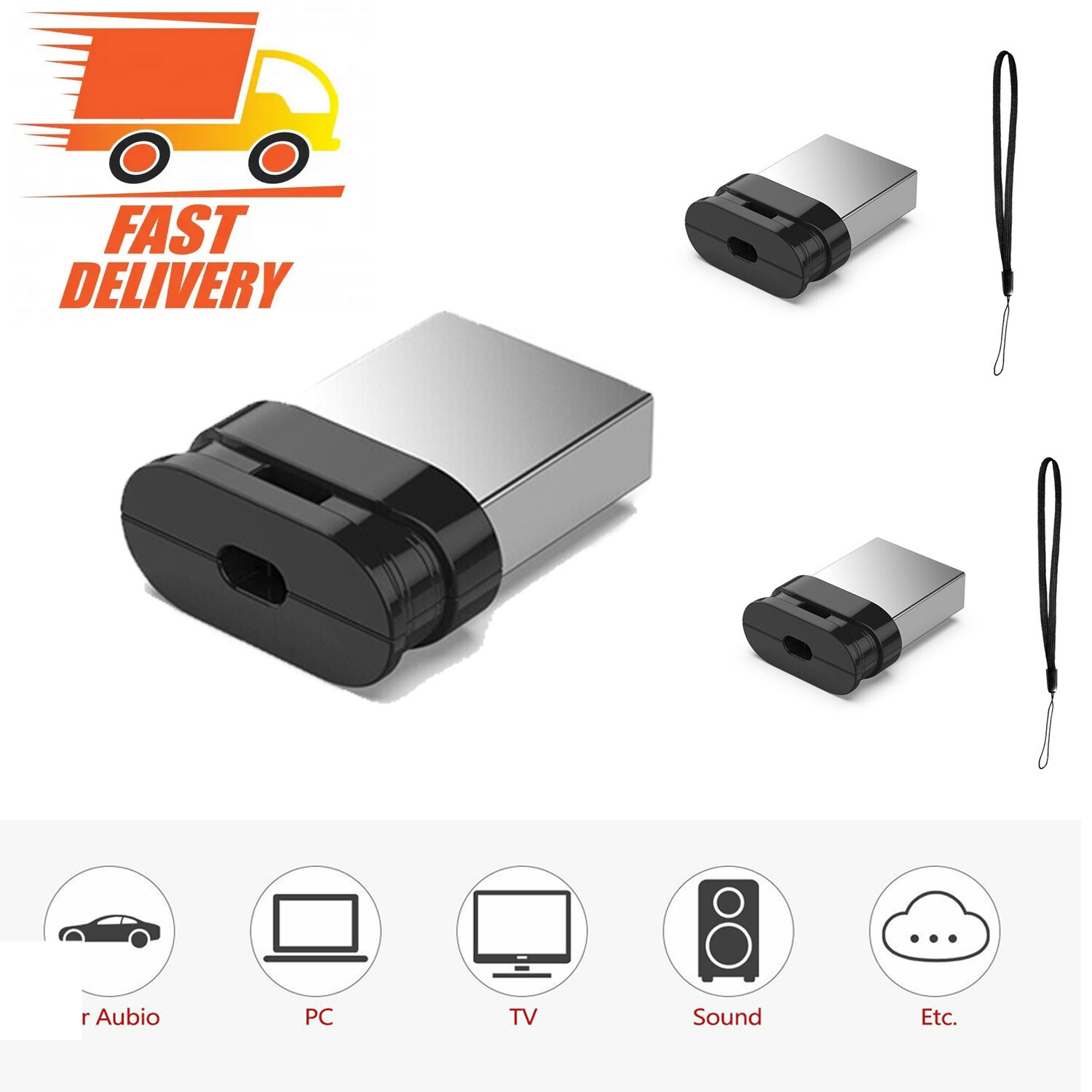Lot 1/5/10Pack 32GB 64GB USB 2.0 Drive U Stick USB Flash Pen Drive Memory Sticks