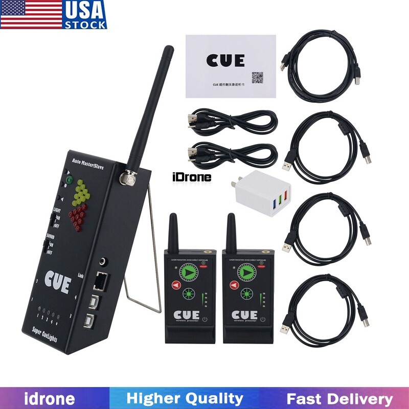 Super Cuelight Presenter Remote 1 RX and 2 TX for PowerPoint Presentation #USA