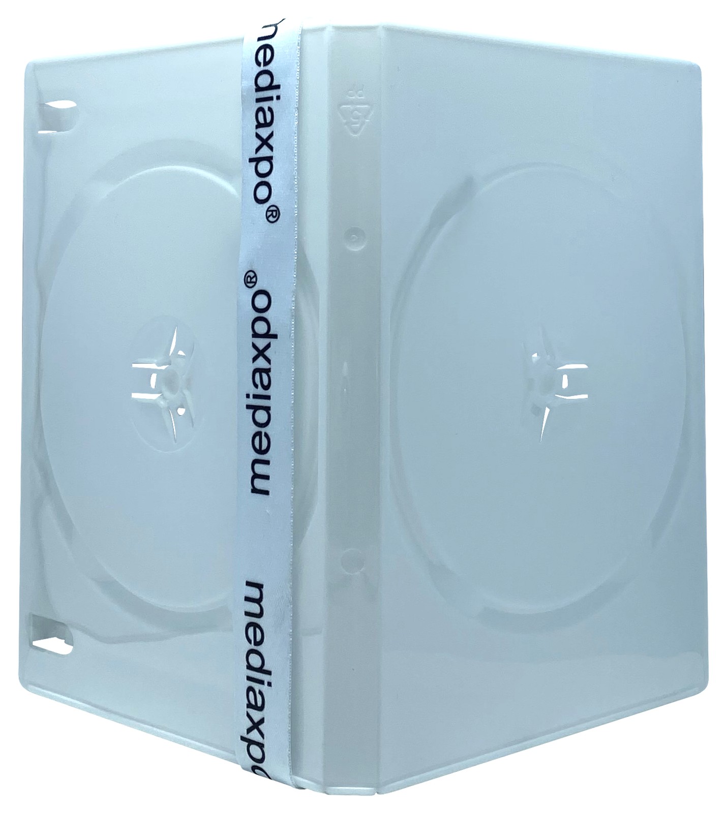 PREMIUM STANDARD Solid White Color Double DVD Cases (100% New Material) Lot