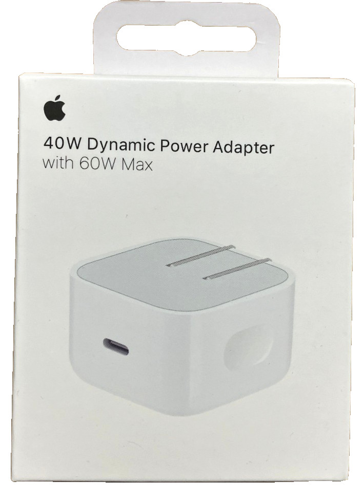 Apple 40W Dynamic Power Adapter with 60W Max