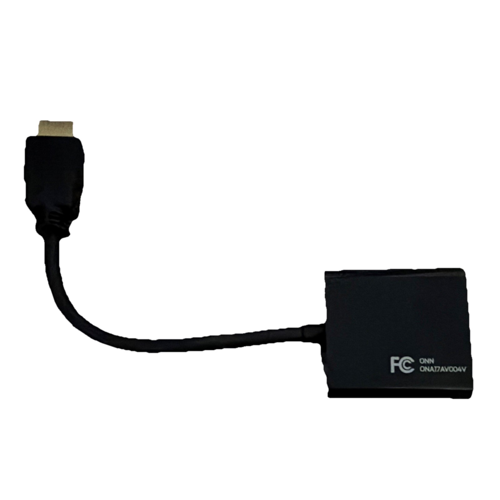 ONN HDMI AV Adapter Converter ONA17AV004V HDMI Standard Male None 1:1 Black