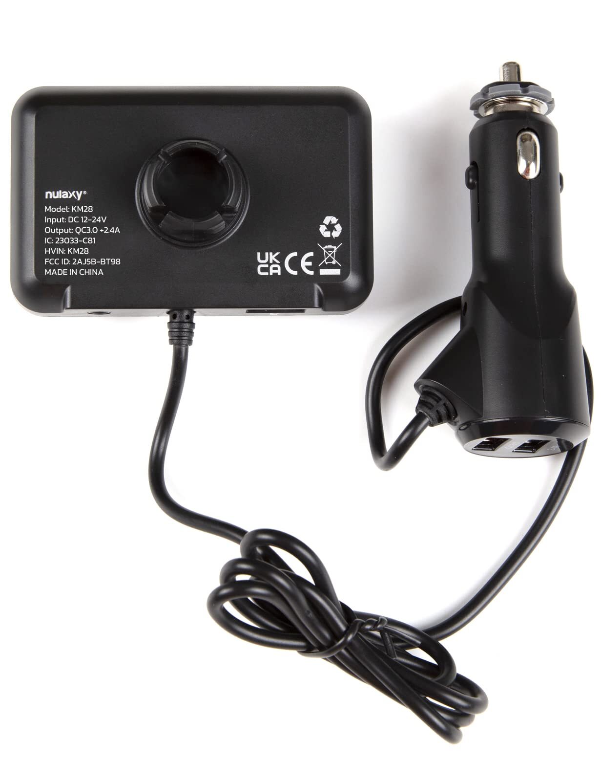 Nulaxy Bluetooth FM Transmitter for Car