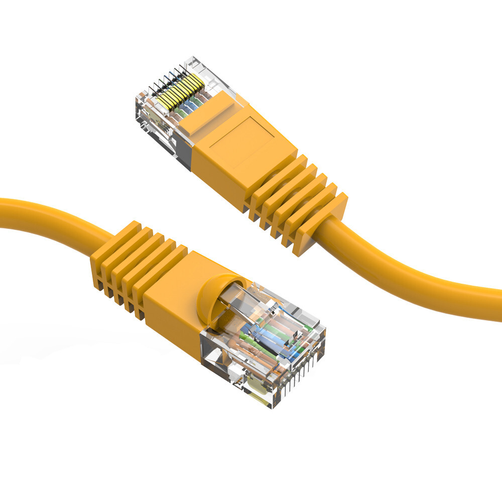 Lot of 10 – 6 INCH Cat5E Ethernet Patch Cord 9 Colors 24AWG Copper Cable