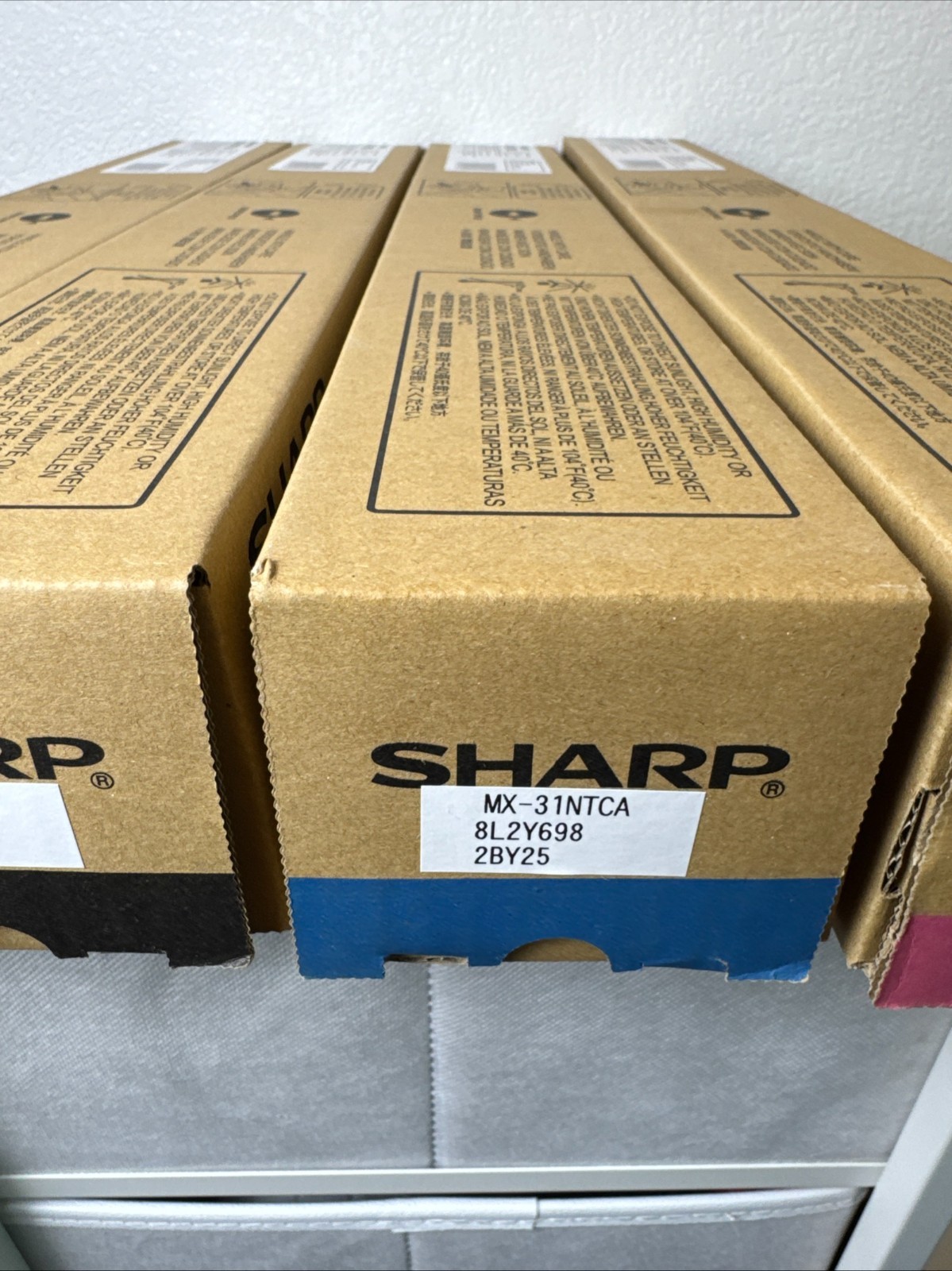Genuine Sharp MX-31NT CMYK Toner Set MX-31NTBA CA MA YA OEM Free Ship