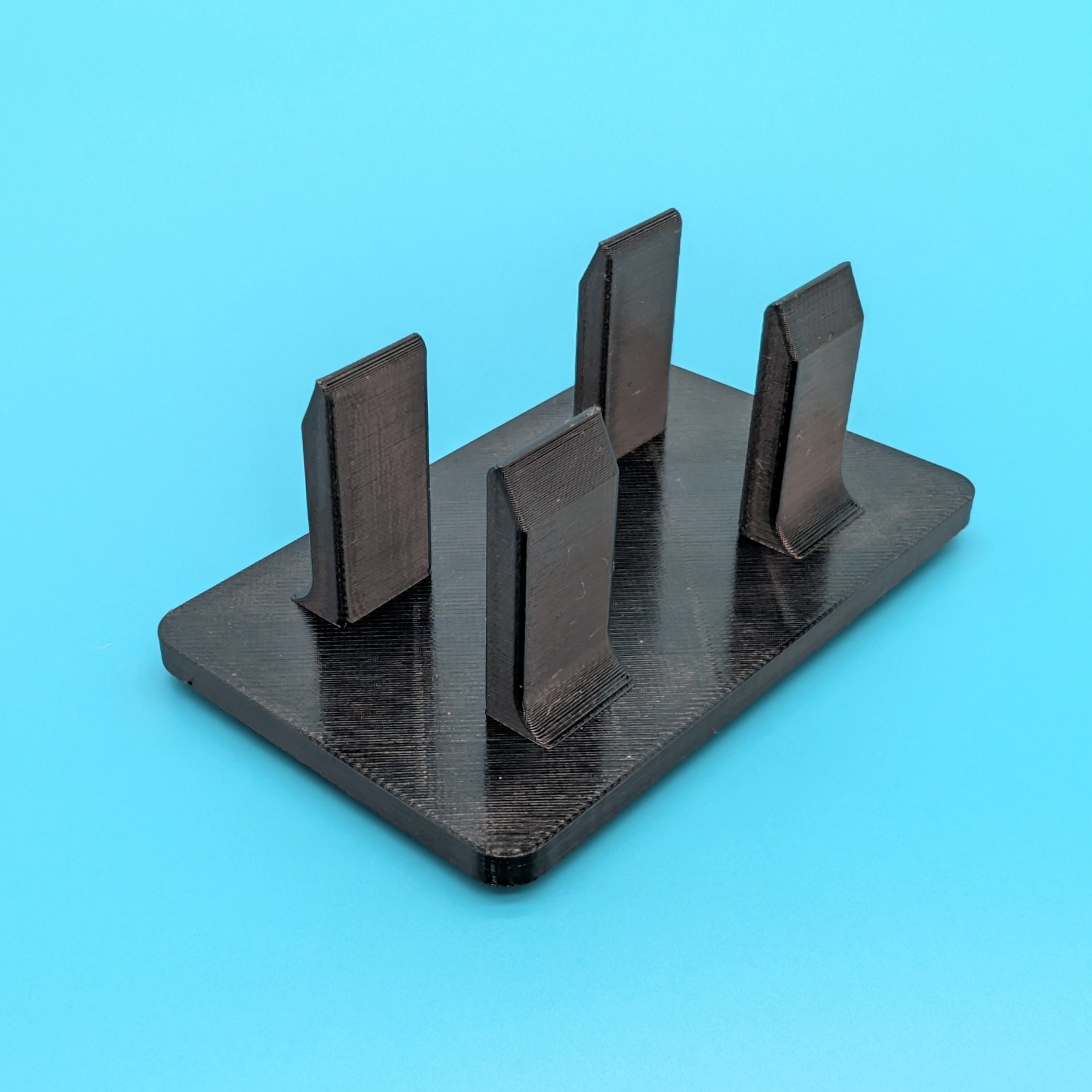 Stand for UniFi Flex Mini 2.5G with Silicone Feet – Black or White PETG