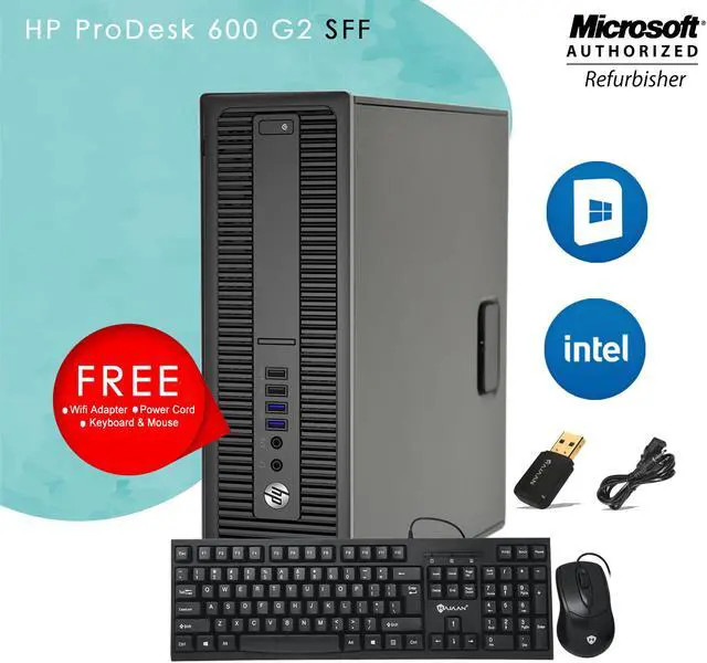 HP ProDesk 600 G2 Small Form Factor SFF -Grade A Core i7 6700 -8GB DDR4 512GB