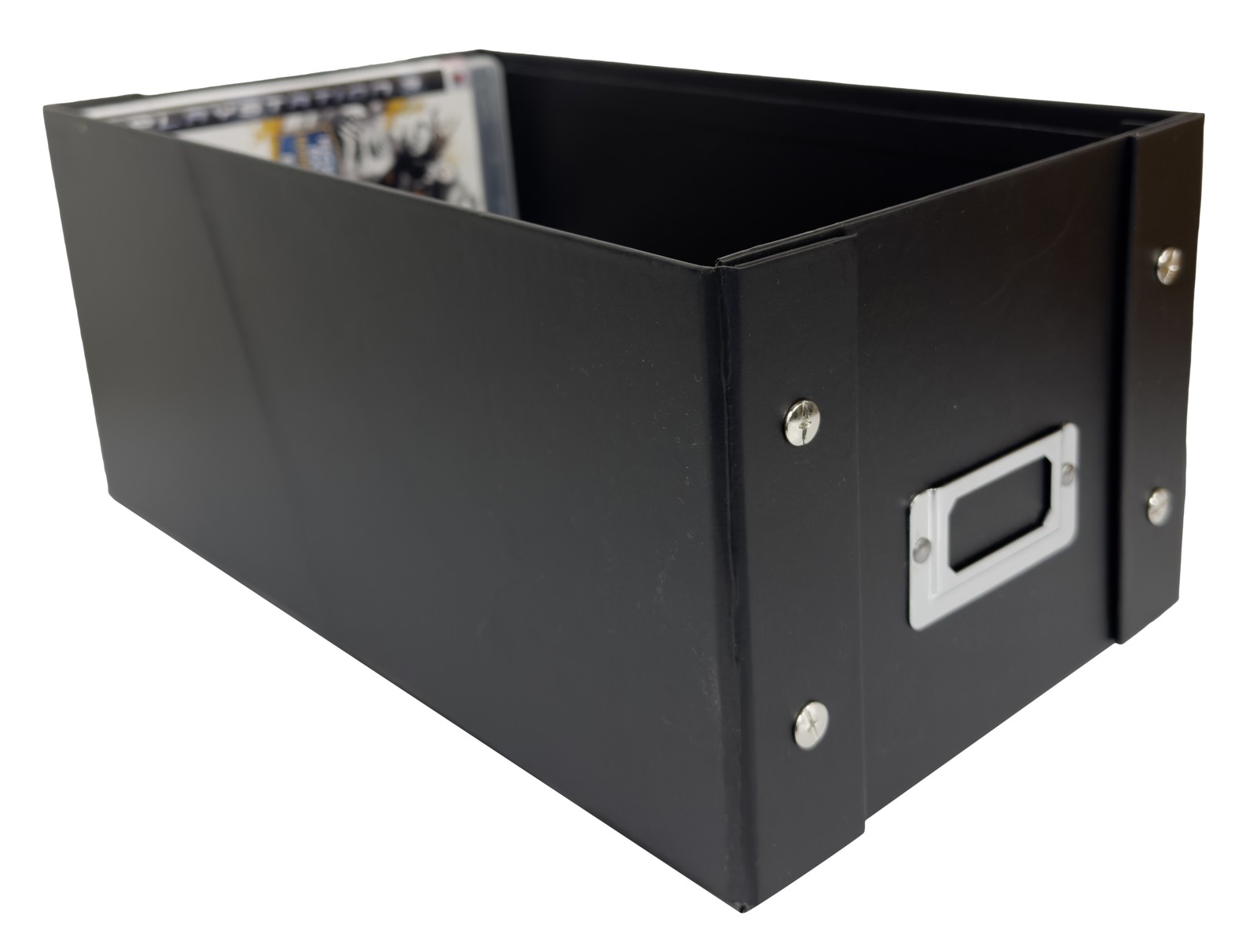 CheckOutStore Black Blu-ray Cases Storage Box (Holds 25 Cases) Lot