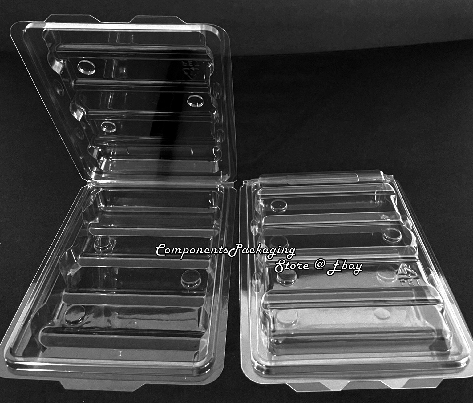 Internal 3.5″ Hard Drive Single Case Clamshell ESD Plastic – Lot of 3 10 30 100
