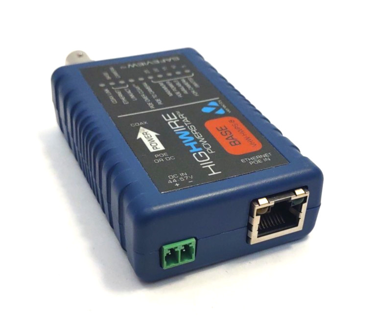 Veracity VHW-HWPS-B HIGHWIRE Powerstar Ethernet & PoE Over Coax BASE Unit