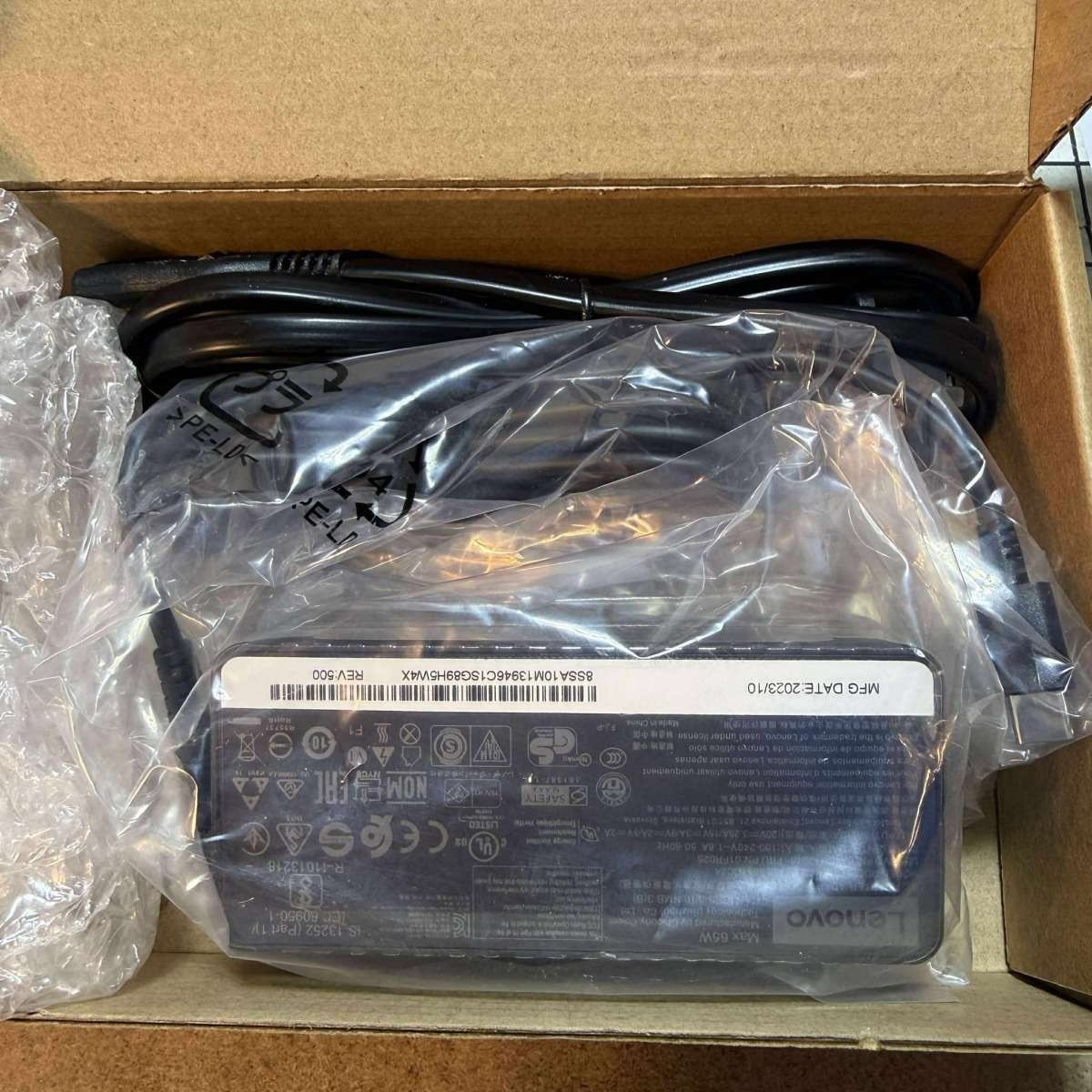 Lenovo 65W AC Adapter Laptop Charger ADLX65YDC2A, 20V 3.25A, OEM Genuine