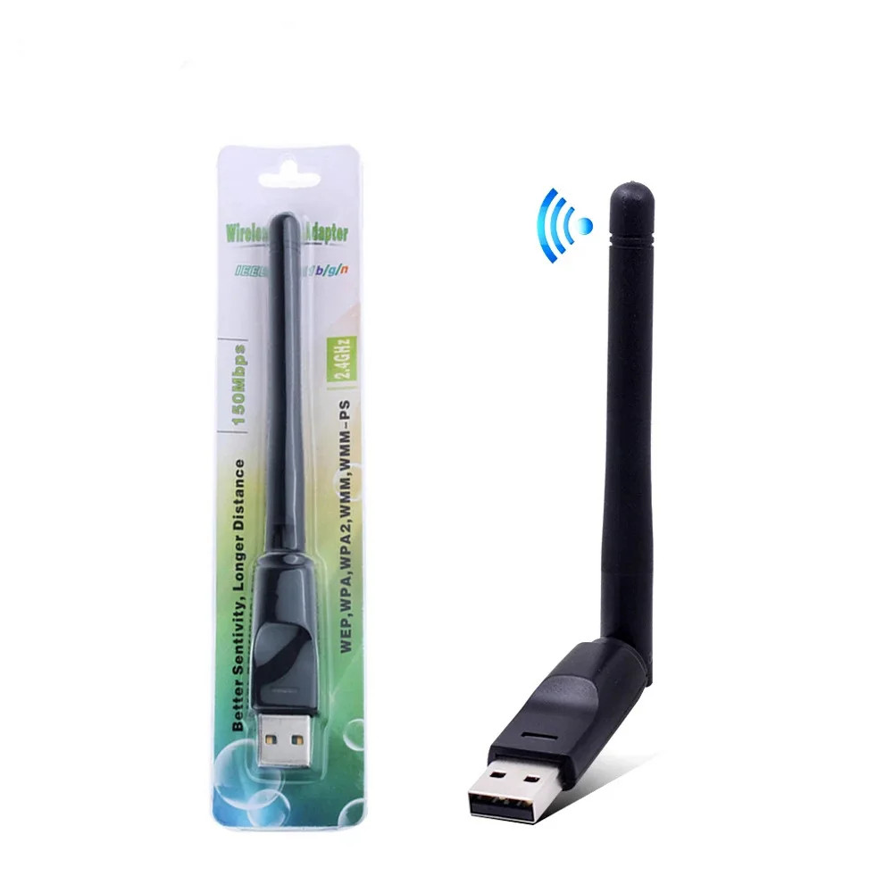 150Mbps Mini USB Wifi Adapter MT7601 RTL8188 Wireless Network Card Wifi Receiver