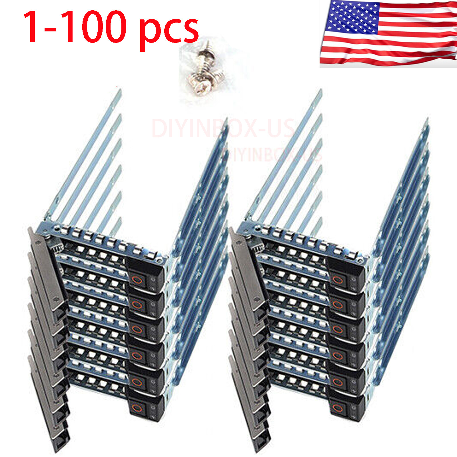 Lot 1-100 2.5″ Drive Caddy for Dell GEN 14 POWEREDGE R640 R740XD R940 R740 DXD9H