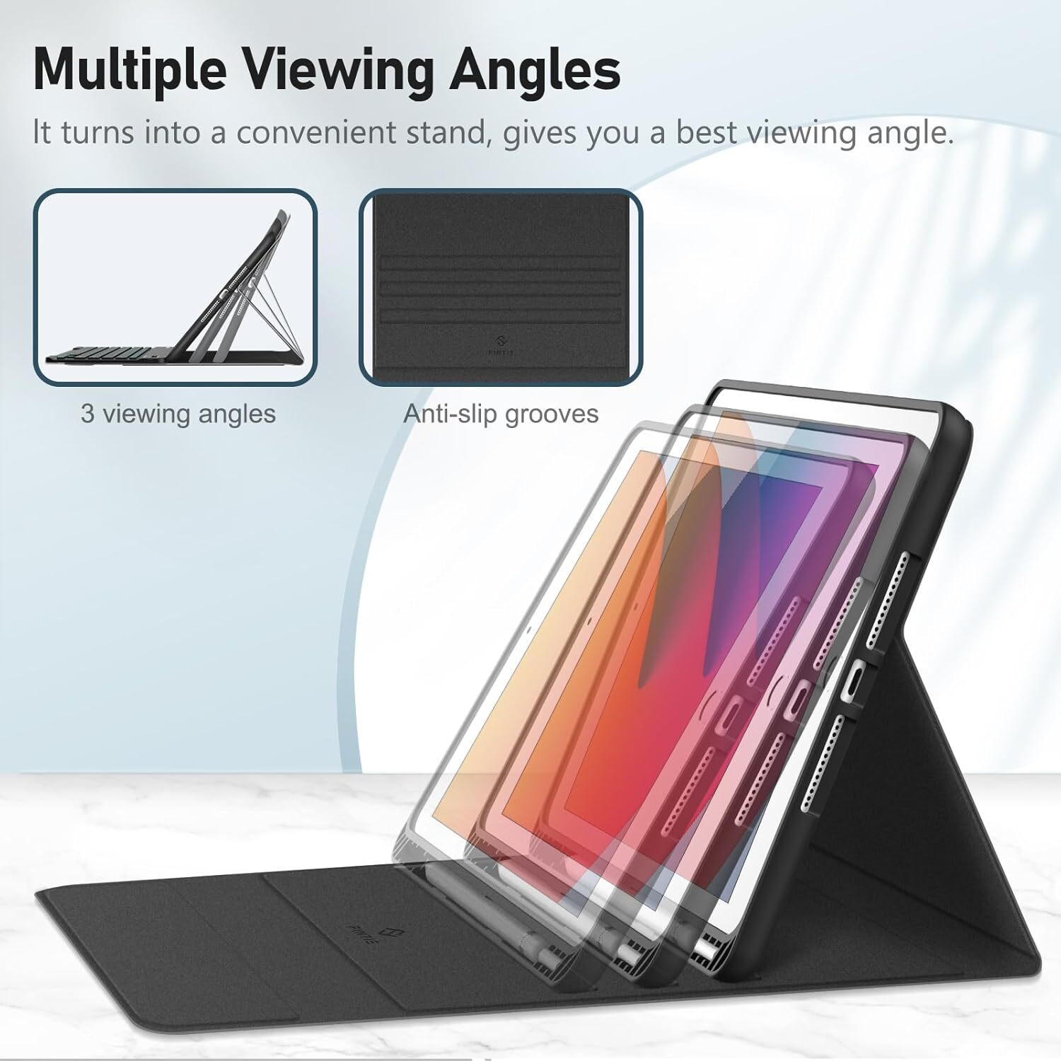 Backlit Keyboard Case For iPad 9th /8th /7th (2021/2020/2019) 10.2 Inch Cover