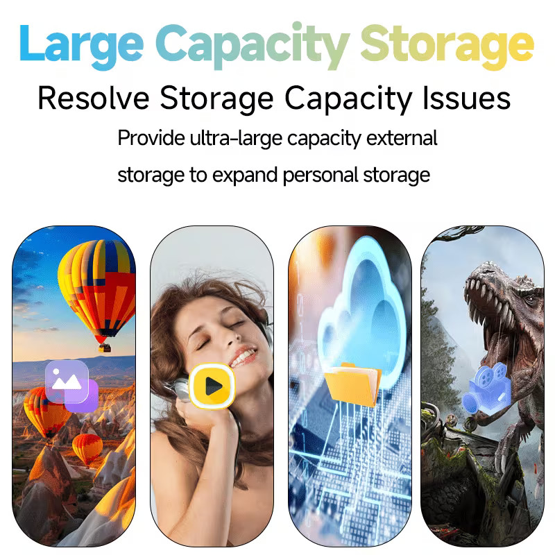 2TB External Hard Drive Portable HDD USB 3.0 Slim Storage PC Mac Laptop Phone