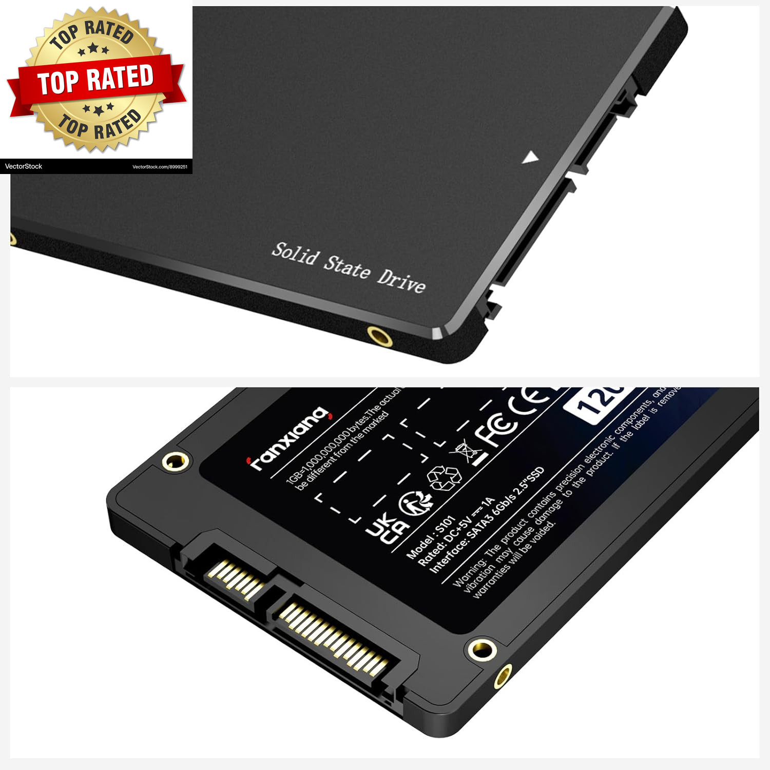 S101 512GB SSD SATA III 6Gb/S 2.5″ Internal Solid State Drive Read Speed up to 5