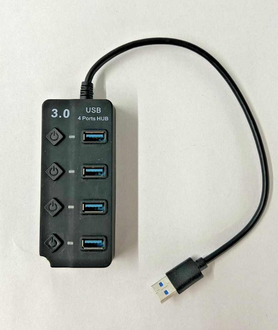 USB to 4x USB 3.0 Hub/Splitter Box