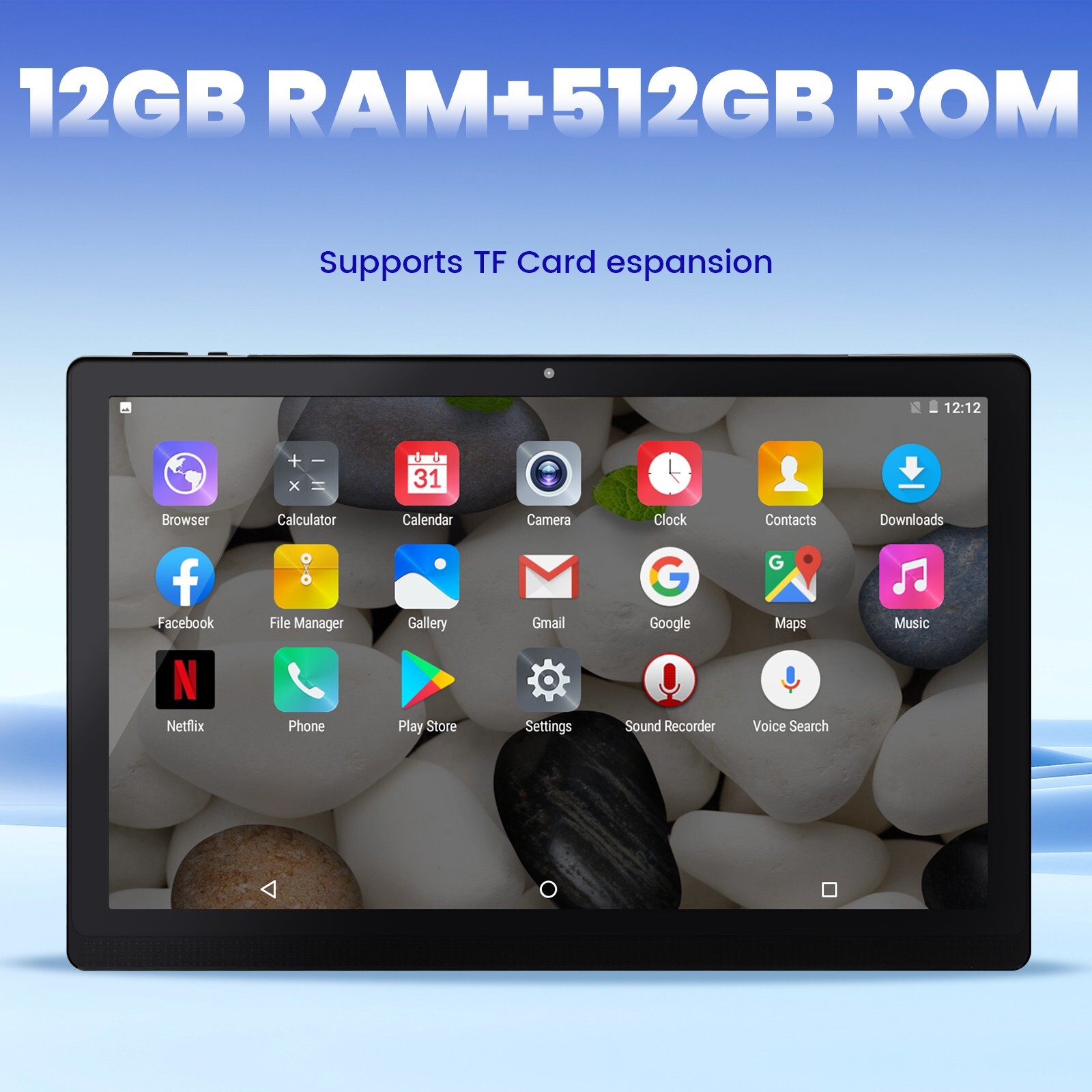 Tablet 14 inch Ultra Big Android 12 Tablets 512GB Storage 12GB RAM IPS Bundle Ke