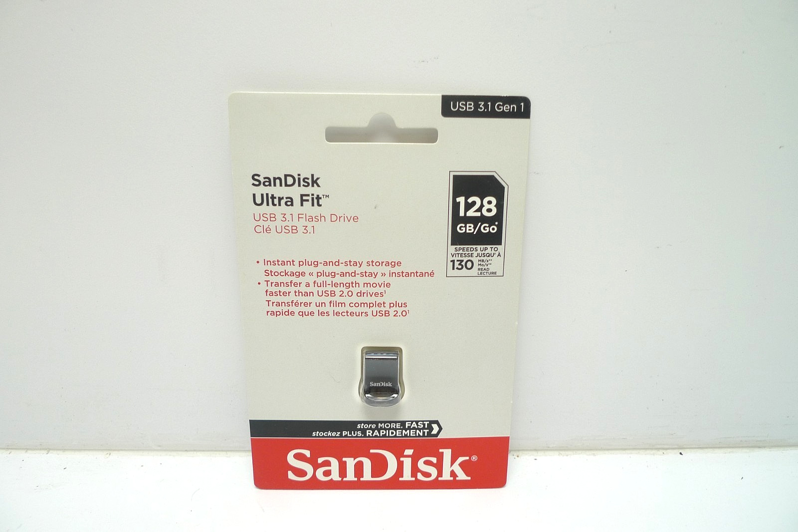 SanDisk 128GB Ultra Fit USB 3.1 Flash Drive | New