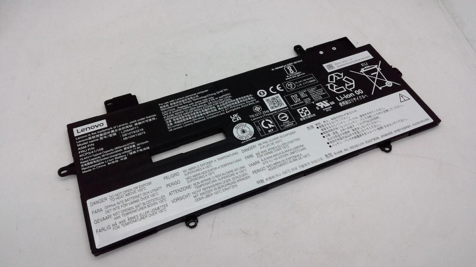 Genuine L20C4P71 L20D4P71 L20M4P71 Battery For ThinkPad X1 Carbon Gen 9 2021