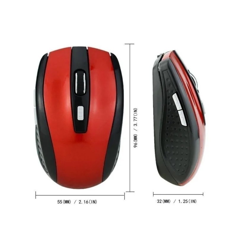 2.4GHz Wireless Optical Mouse Mice & USB Receiver For PC Laptop Computer DPI USA
