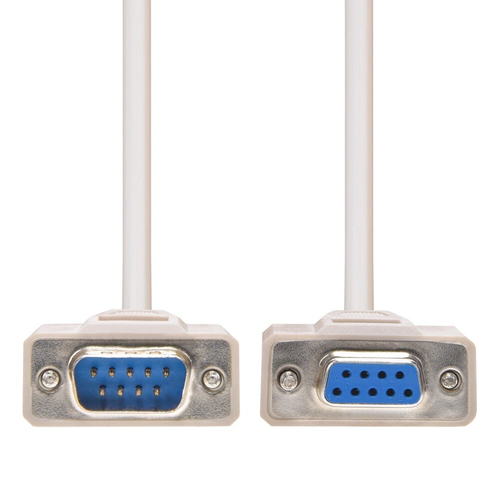 DB9 RS232 Male to Female Serial Port Extension Cable Cord3ft/5ft/10ft/16.4ft Lot