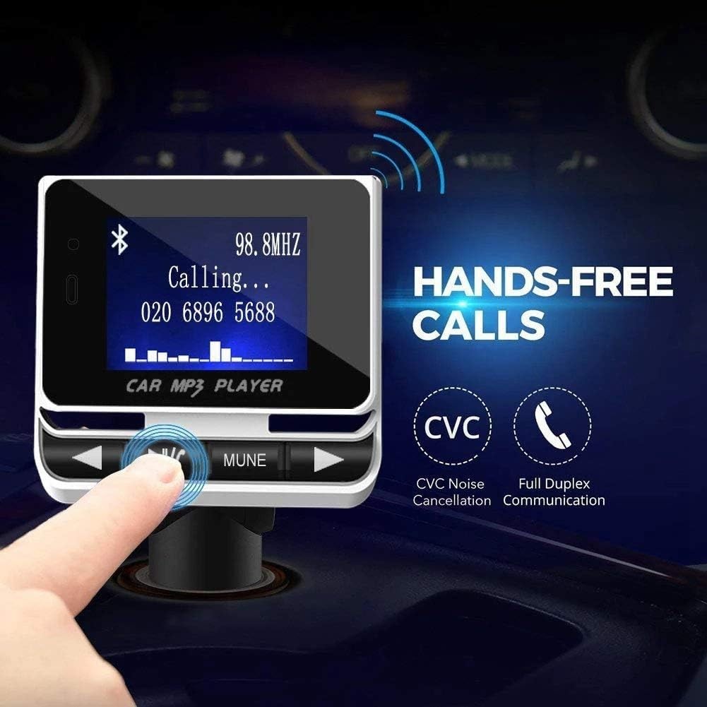 Bluetooth Fm Transmitter For Car, Wireless Car Radio Adapter, Handsfre