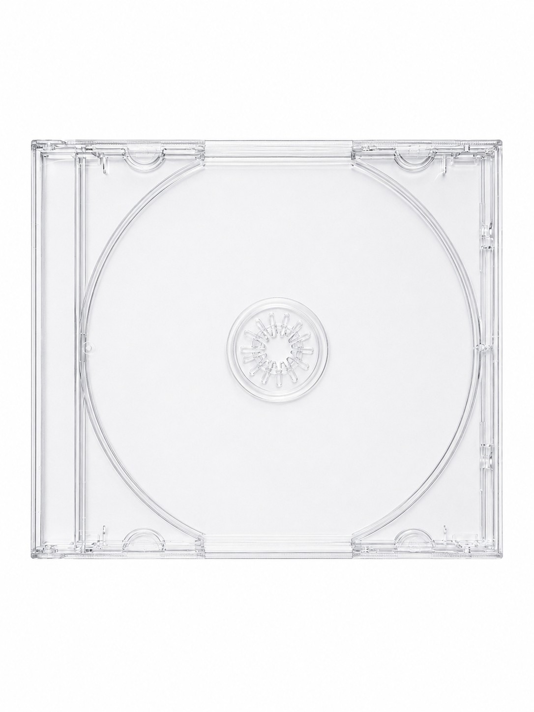 Standard Clear CD Jewel Case 10.4mm Single Disc Replacement Assembled w Tray LOT