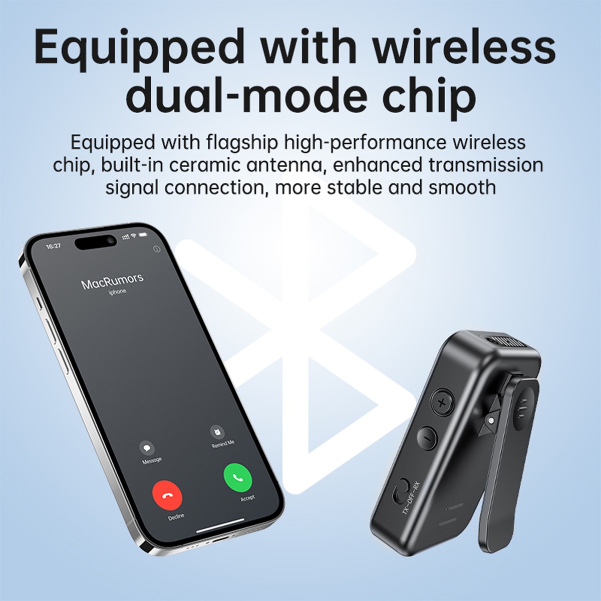 Wireless Adapter Bluetooth 5.4 Audio Transmitter Receiver 3.5MM AUX HiFi Music