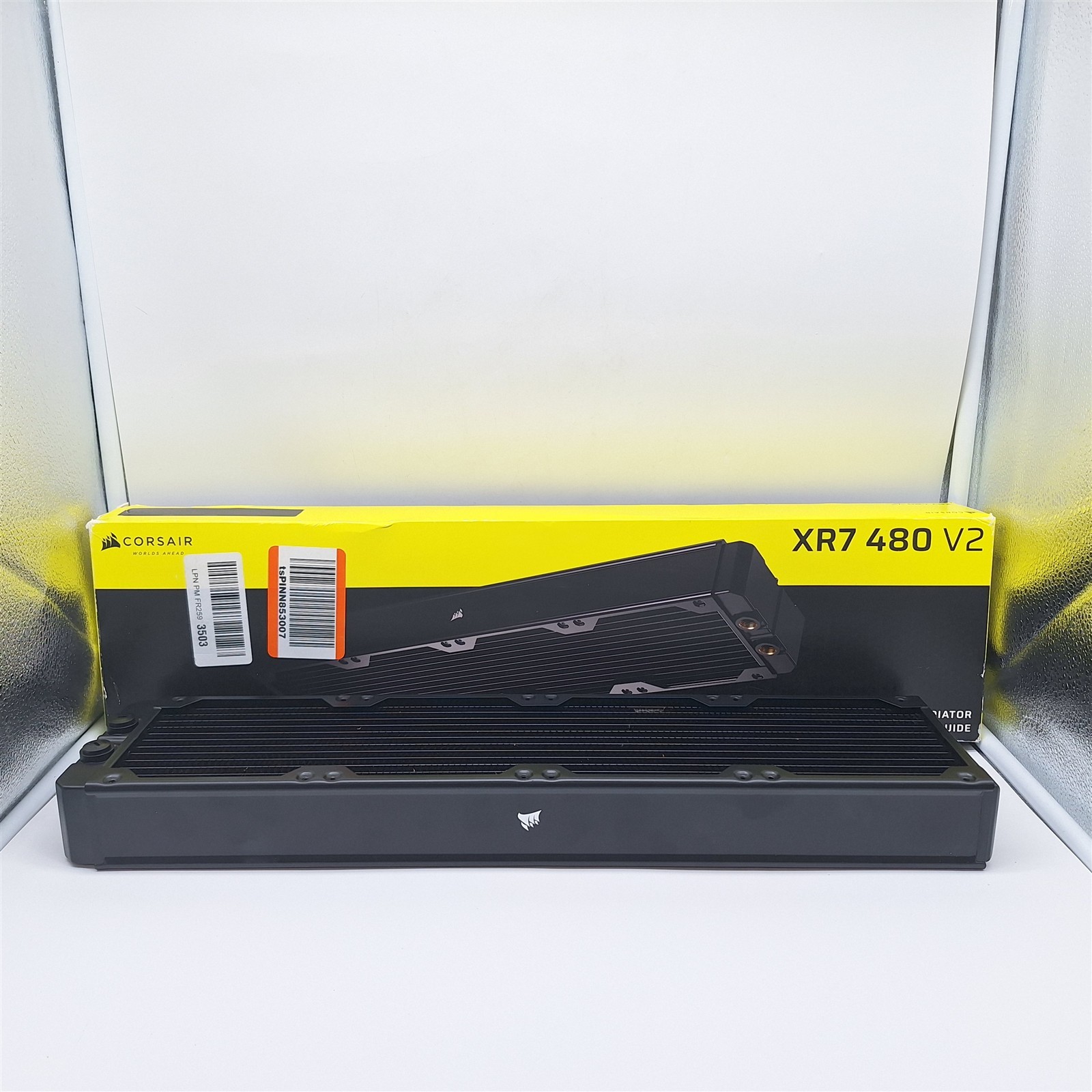 CORSAIR Hydro X Series XR7 480mm V2 Custom Cooling Radiator – Black