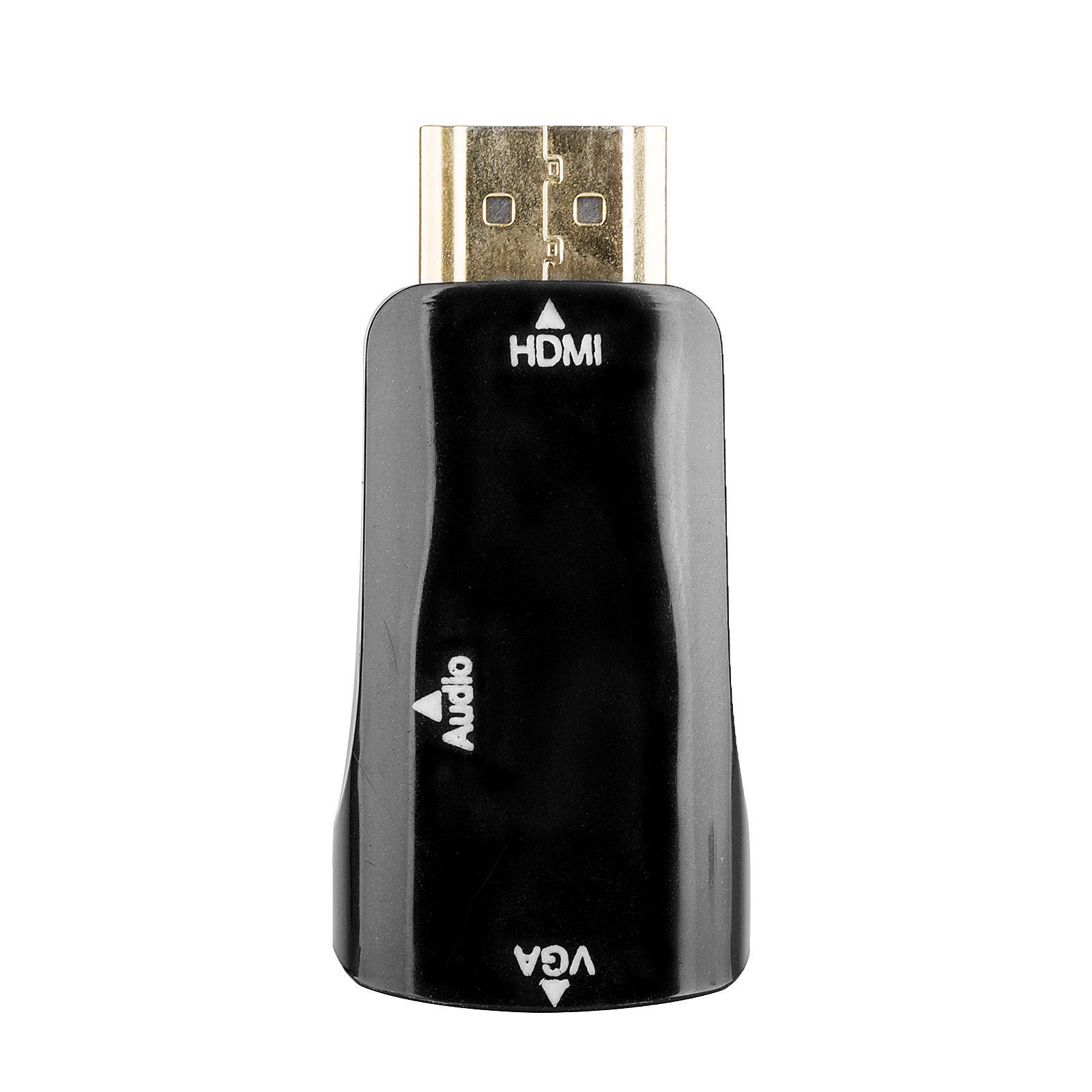 HDMI to VGA Converter 1080P Video 3.5mm Audio Output Display Port Adapter Plug