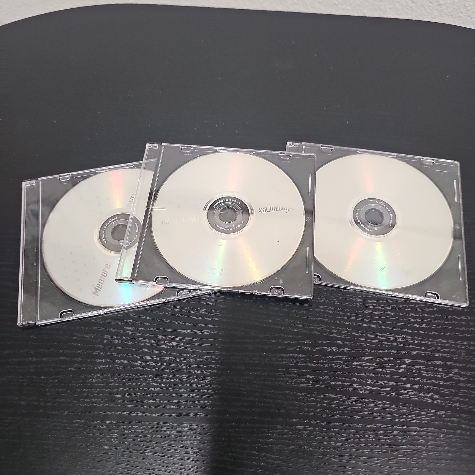 Lot of 3- Memorex Dual Layer DVD+R DL Blank Discs (15pk, 8x, 8.5GB, 240 Min)