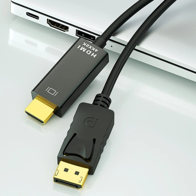 Display Port to HDMI Cable DP Adapter Converter Audio Video PC HDTV 1080P Laptop