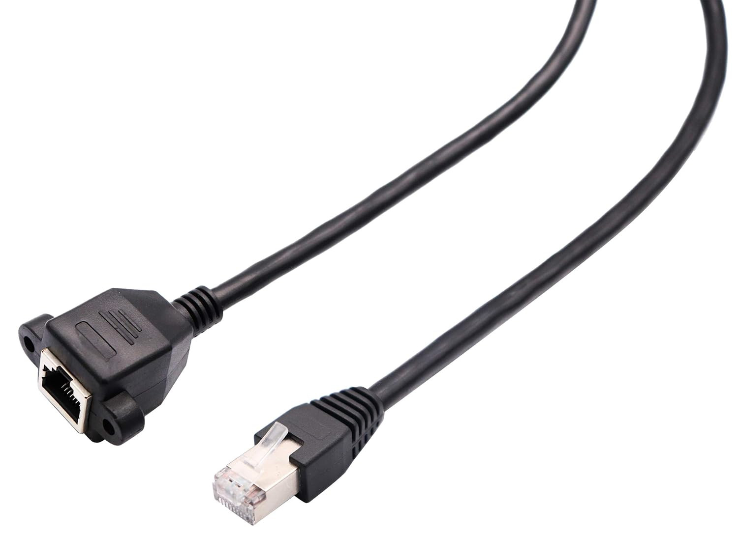RJ45 Network Ethernet Cable Female to Male Cat 6 Shielded Ethernet Network Conne