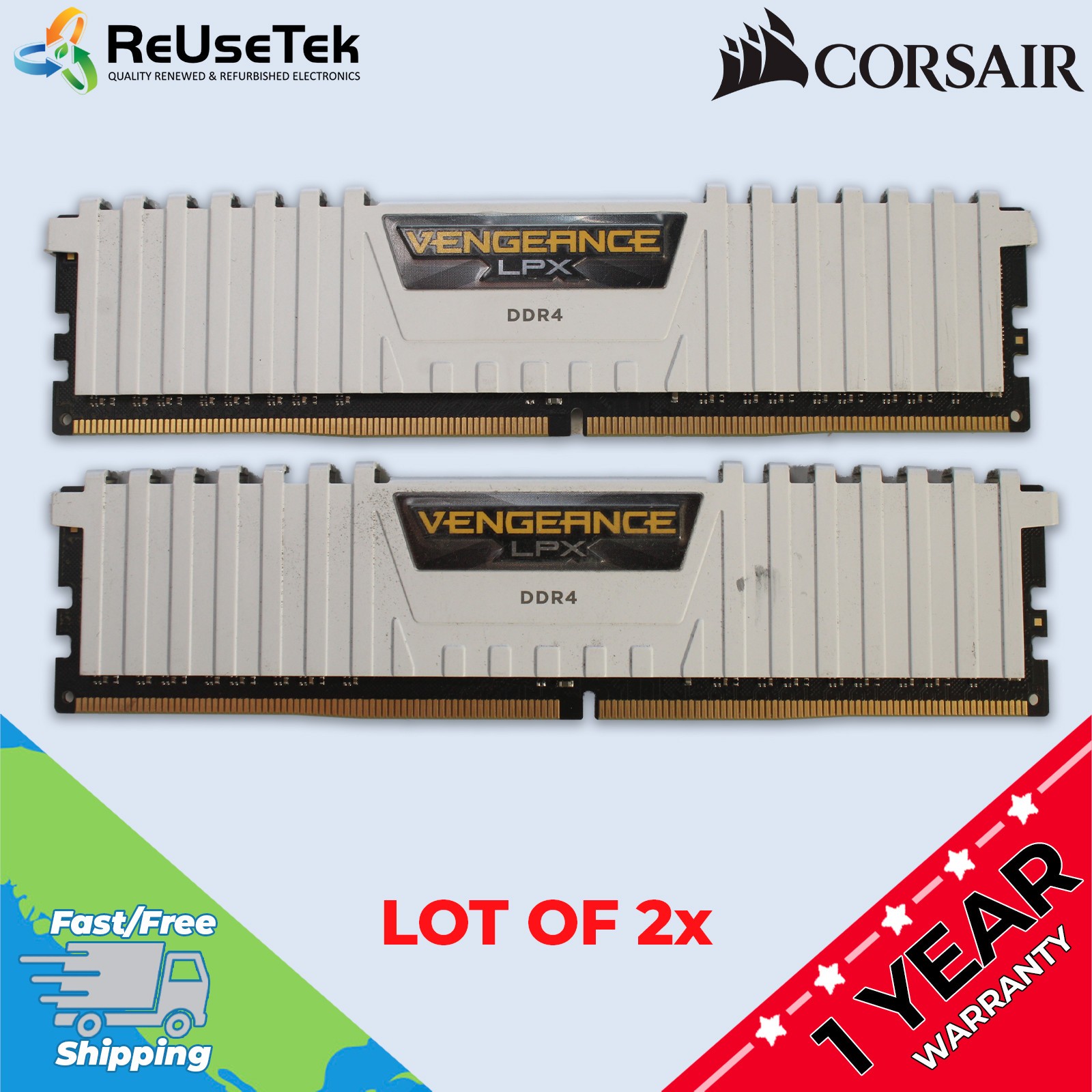 Corsair Vengeance LPX 16GB (2 x 8GB) 2666MHz DDR4 RAM | CMK16GX4M2A2666C16W