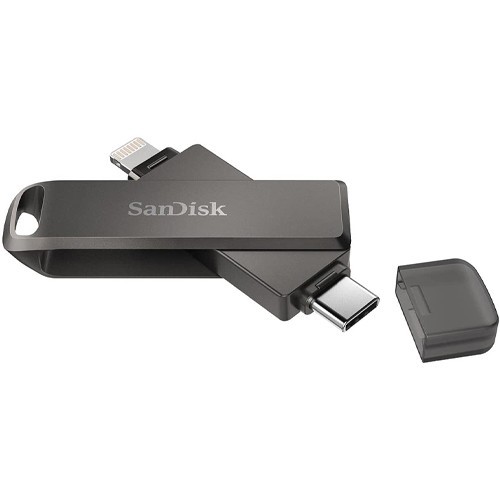 Sandisk Phone Flash Drives for iPhone – Lightning & USB-C – 64GB & 128GB SDIX70N