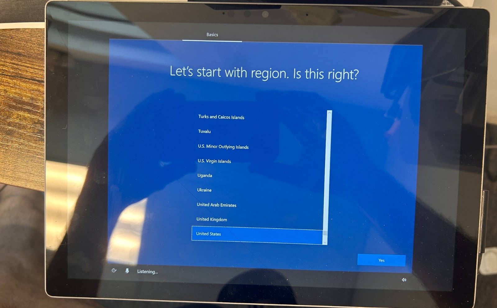 Microsoft Surface Pro 7 Table Windows 10 Home