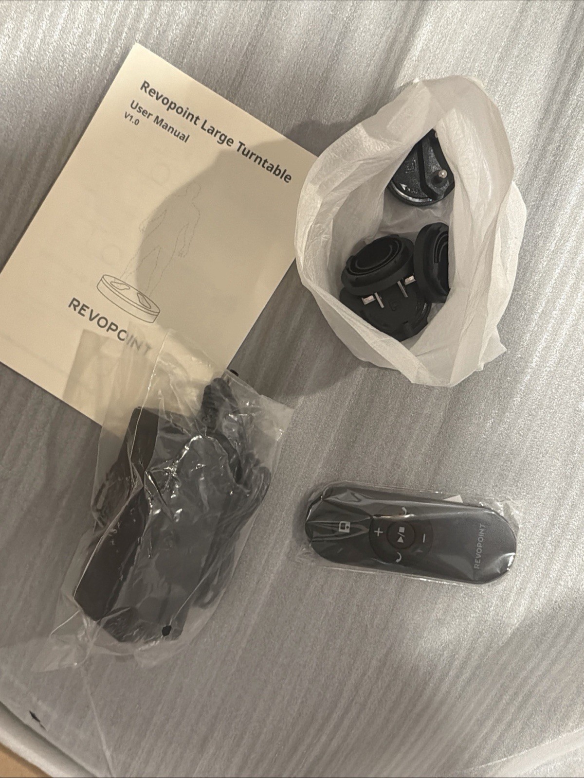 Revopoint Large Turntable 200KG Load-bearing Bluetooth Connection w/ Remote